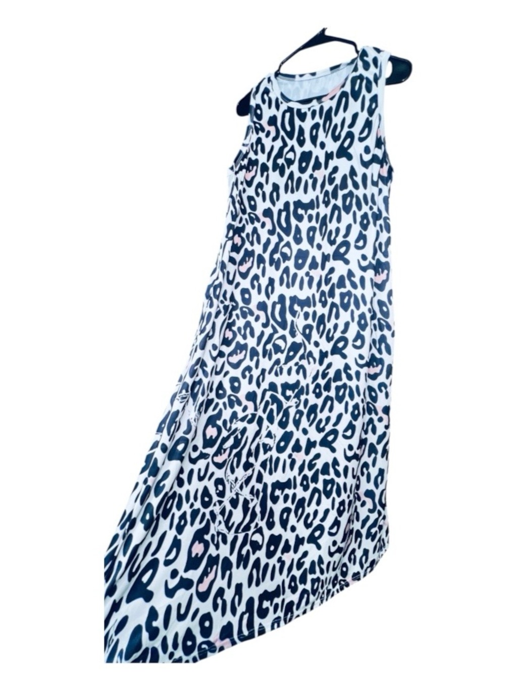 NWOT Leopard Animal Print Sleeveless Maxi Dress – Size XL